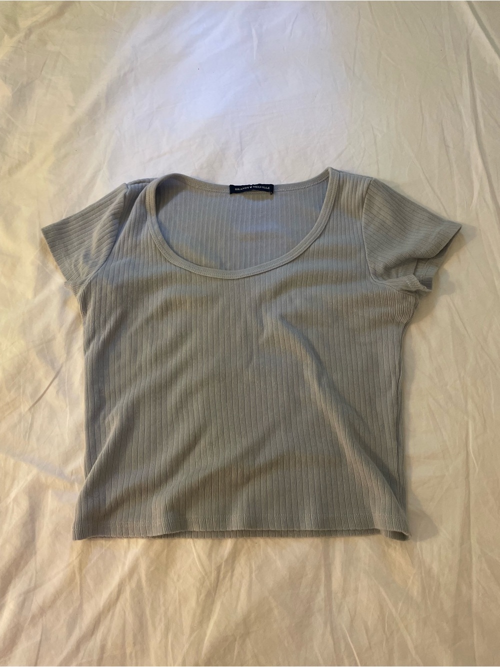 light blue adorable brandy scoop top 🪽